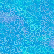 Ombre Scroll Turquoise 108" - Sold by 1/2 yard